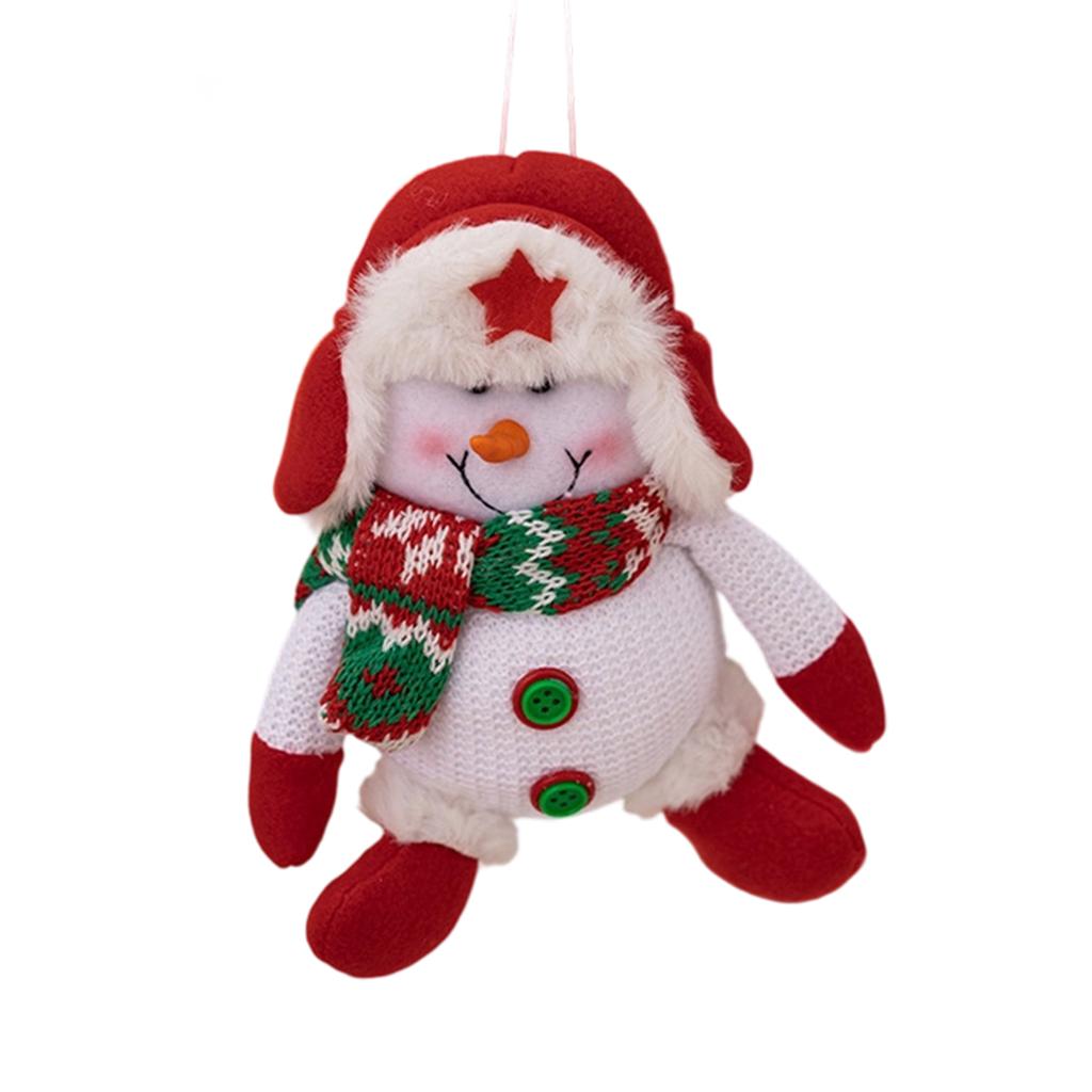 Christmas Tree Decorations Santa Claus Pendant Desktop Pendant Reindeer Hanging Ornaments For Home Party Indoor Outdoor