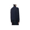 Polo Ralph Lauren FW22 Einfarbiges Sweatshirt mit kleinem gesticktem Pony Halb-Reißverschluss Herren Sweatshirt Marineblau 710812963-003