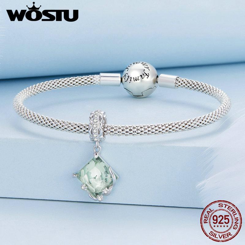 WOSTU 925 Sterling Silver Wizard of oz series Charms Pendant Honey Bee Beads Fit Original Bracelet DIY Necklace Jewelry Making