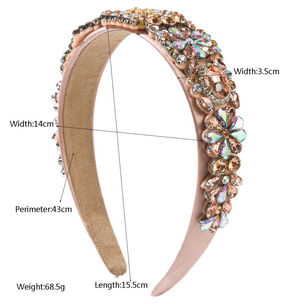 Headband with A Retro Court Style, Heavy-duty Dance Show Accessory for Women