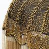 Women 20s Flapper Long Fringed Shawl Sequin Beaded Tassel Evening Cape Wrap for Wedding Reception Special Events