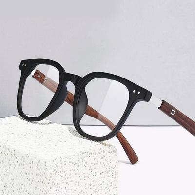 Geek Chic Rimless Semi-Rimless Horn-Rimmed Glasses Titanium Frame ZH1039