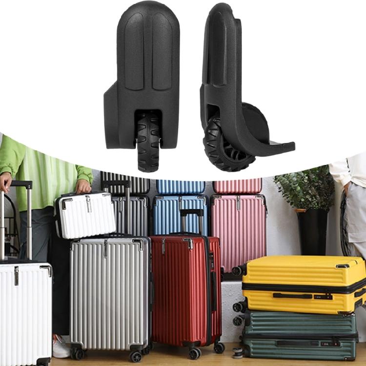 1 Pair Luggages Wheels Suitcase Wheels Swivels Castors Replacement PVC Travel Luggages Wheels Easy to Install