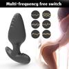 Remote-Controlled Silicone Prostate Vibrating Massager for Adults - Wearable Anal Plug for Men and Women