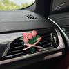 Car Air Freshener Goddess Gentle Tulip Car Air Conditioning Vent Dashboard Decoration Aroma Diffuser Stone Fragrance Gift