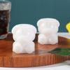 1pc-Silicone ice cube mold, 3D bear shaped bear ice cream mold, family bar party whiskey ice cube box mold