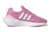 Adidas Originals Swift Run 22 J Abrasion Resistant Breathable Low top Kids' Running Shoes Purple Pink GW8177