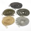 Umhängetaschengurt aus Metall mit Kette, 120 cm, für Schultertaschen und Gepäck