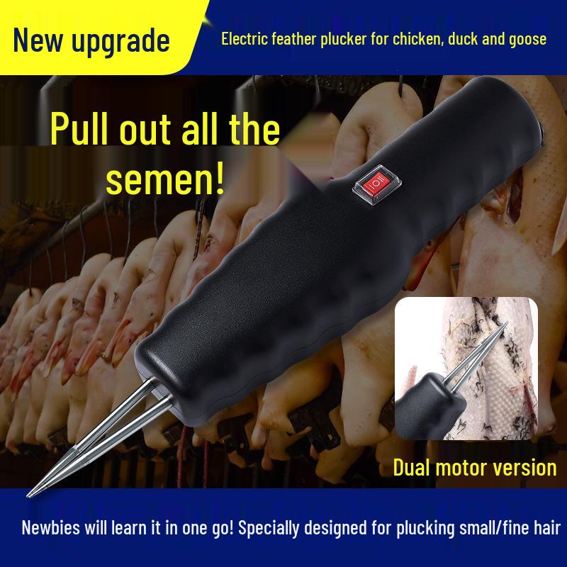 Elektrischer Geflügelrupfer für Hühner, Enten und Gänse - Handheld Kommerzieller Depilator