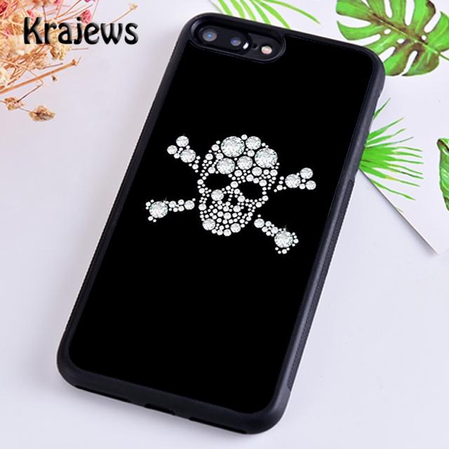 DIAMOND SKULL Phone Case Cover For iPhone 17 Air 16 15 14 plus 12 13 pro max coque Shell Fundas