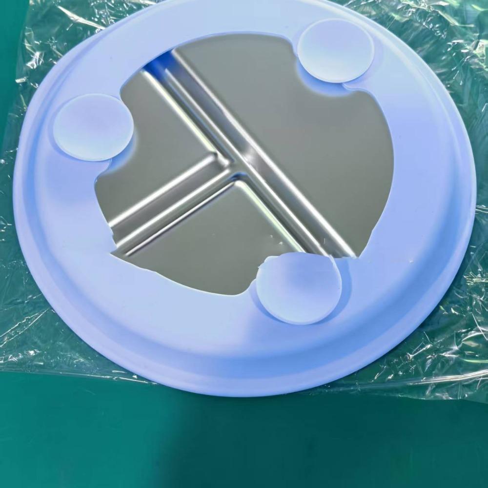 Nerezové dělené talíře pro batolata a miminka Protiskluzové misky pro batolata Dětský talíř s přísavkou