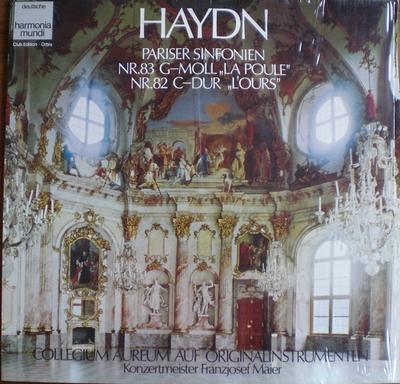 LP Record JOSEPH HAYDN  COLLEGIUM AUREUM  Pariser Sinfonien No. 83 GMoll T 304238 Deutsche Harmon 1979 Germany Classical Used