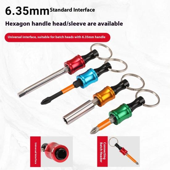 Socket Drill Bit Holder Strong Load-bearing Portable Simple Installation Universal 1/4inch Hex Shank Socket Screwdriver Drill Bit Holder