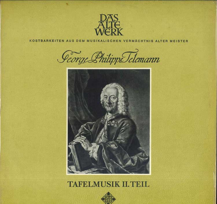 

LP Record GEORG PHILIPP TELEMANN FRANS BRUGG Tafelmusik Ii. Teil SAWT945152A TELEFUNKEN Germany Classical Used