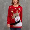 Women's Christmas Festival Round Neck Ugly Sweater 2024