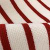 Women's Autumn Striped Knit Cardigan - French Style, Color Block, Loose Fit, Round Neck, Short Length, Long Sleeve Sweater Coat.