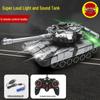 Remote Control Off-Road Armored Tank Toy with Firing Capability