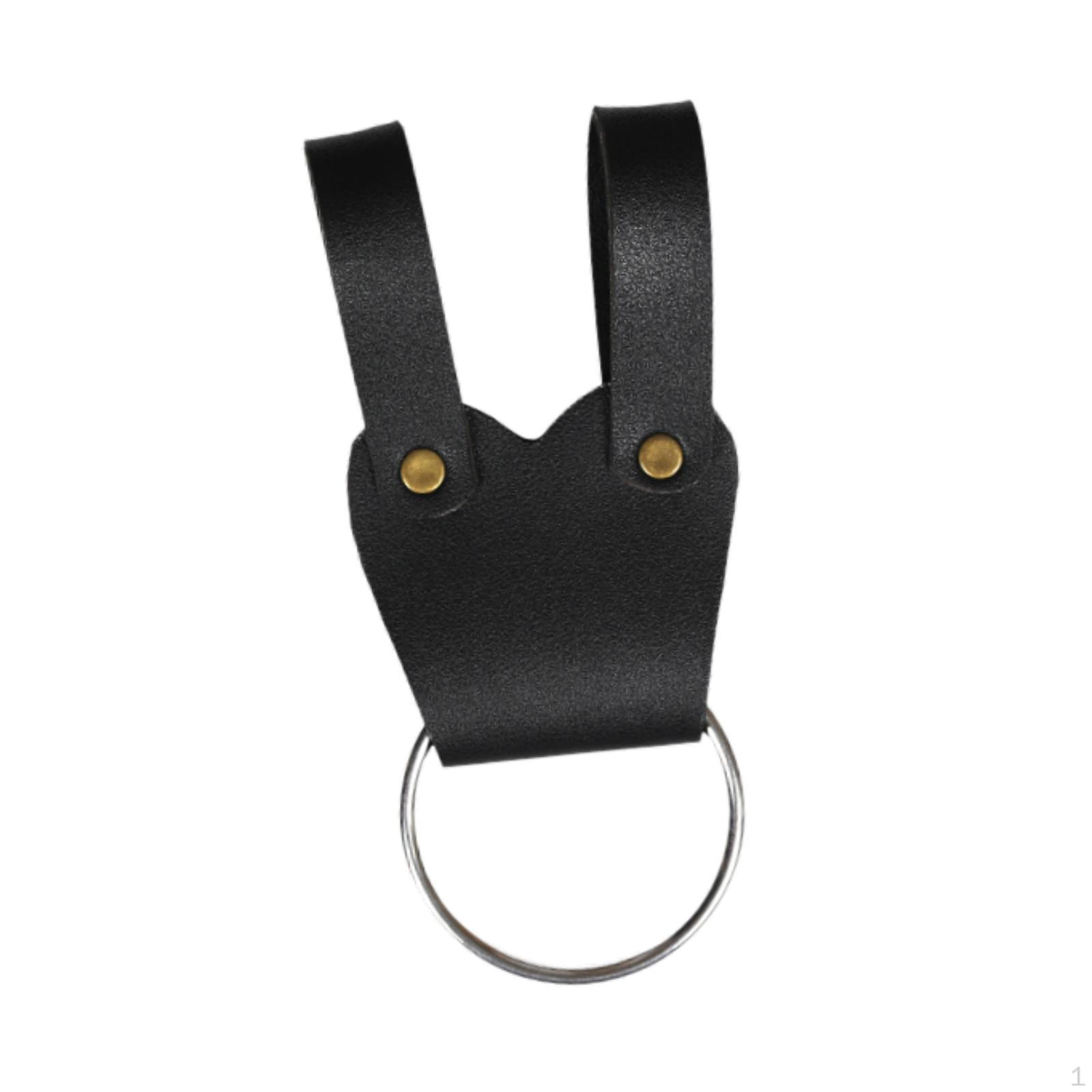 

Средневековый кожаный поясной чехол-ножны для ролевых игр на Хэллоуин чёрный