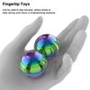 Kinetic Desk Spinning Toy Stress Relief Desktop Gyroscope Toy Aluminum Alloy Fidget Spinner Ball Decor Toy Gift for Kids Adults