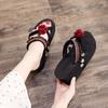 Fashion Sandals Height Shoes for Women Woman Slippers Outside Slides Black Casual 2025 Luxury Summer on Sale Clappers New Style Stylish