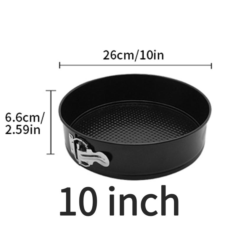 Nonstick Coating Round Springform Pan Set With Removable Bottom Plate Round And Heart Shape Baking Cake Pans Cheesecake Pan Mold