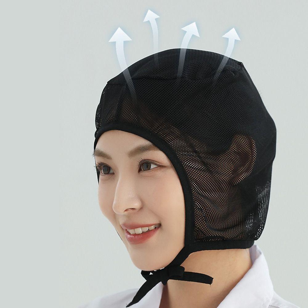 New Breathable Mesh Work Cap Headband Soft Unisex Mesh Cap General Dustproof Hat for Food Factory Workshops