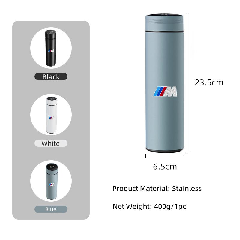 MQRE3 Hot 2025 Office Home Mug Thermal Tumbler Outdoor Insulated Cup Water Bottle For BMW M Power Sport M1 M3 M4 M5 M6 E90 E39 F30 F10
