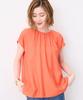 Petit Honfleur Gathered Blouse Orange Women's 523277,