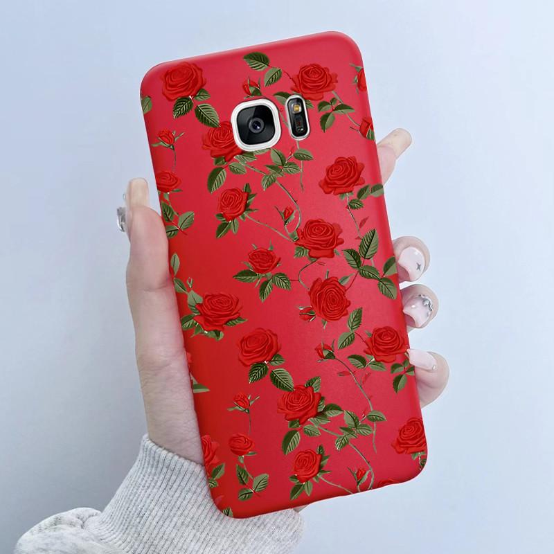 For Samsung Galaxy S7 S7Edge Case Soft TPU Silicone Cover Cute Astronaut Panda Phone Case For Samsung S7 S 7 Edge Coque Funda