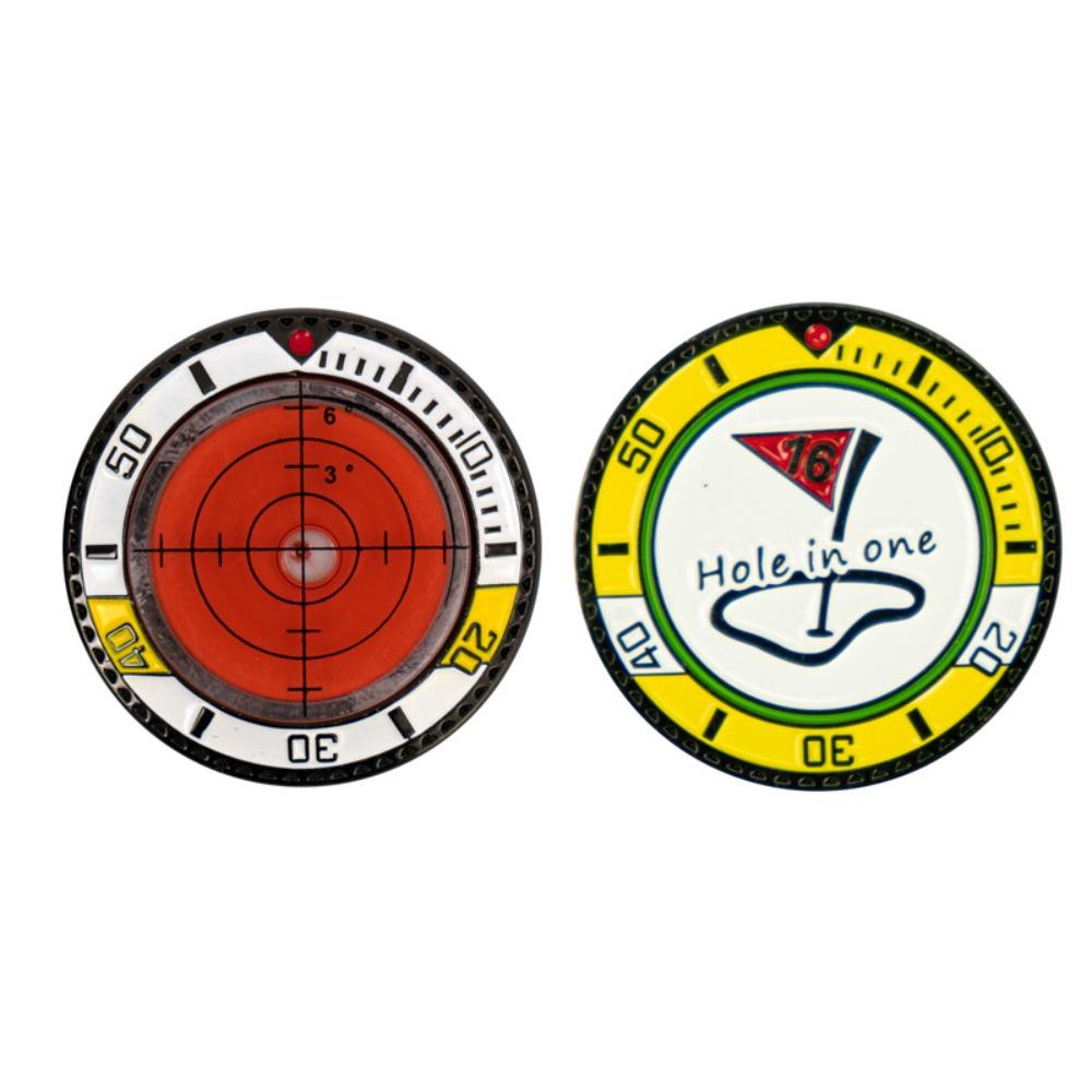 

Clear&Transparent Golf Slope Meter Ball Marker Golf Spirit Level Gift for Golfers Style 1