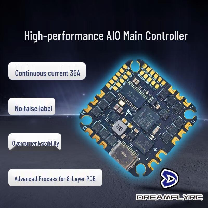 

HSKRC G473HD AIO FPV Flight Controller & 35A ESC