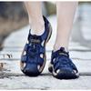 Sandali da uomo in vera pelle di vacchetta impermeabili, ciabatte da spiaggia estive di qualità, scarpe da ginnastica casual, scarpe da spiaggia all'aperto, taglia grande 38-48