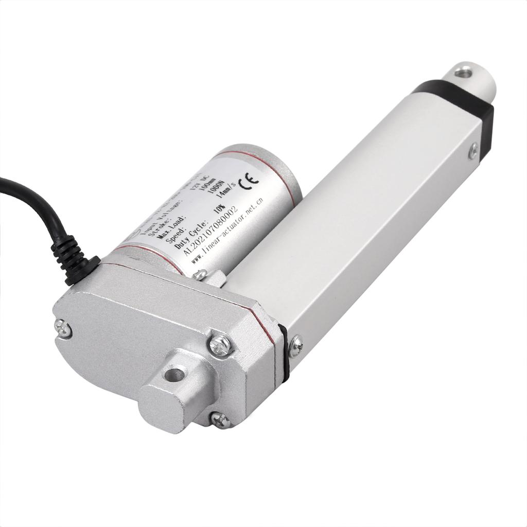1000N DC 12V Linear Actuator Push 100kg 1000N 50mm 100mm 150mm 200mm 250mm 300mm 350mm Stroke Linear Drive Electric Motor 14mm/s