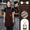 Waterproof Oil-Resistant Canvas Apron for Kitchen & Work with Custom Logo Printing