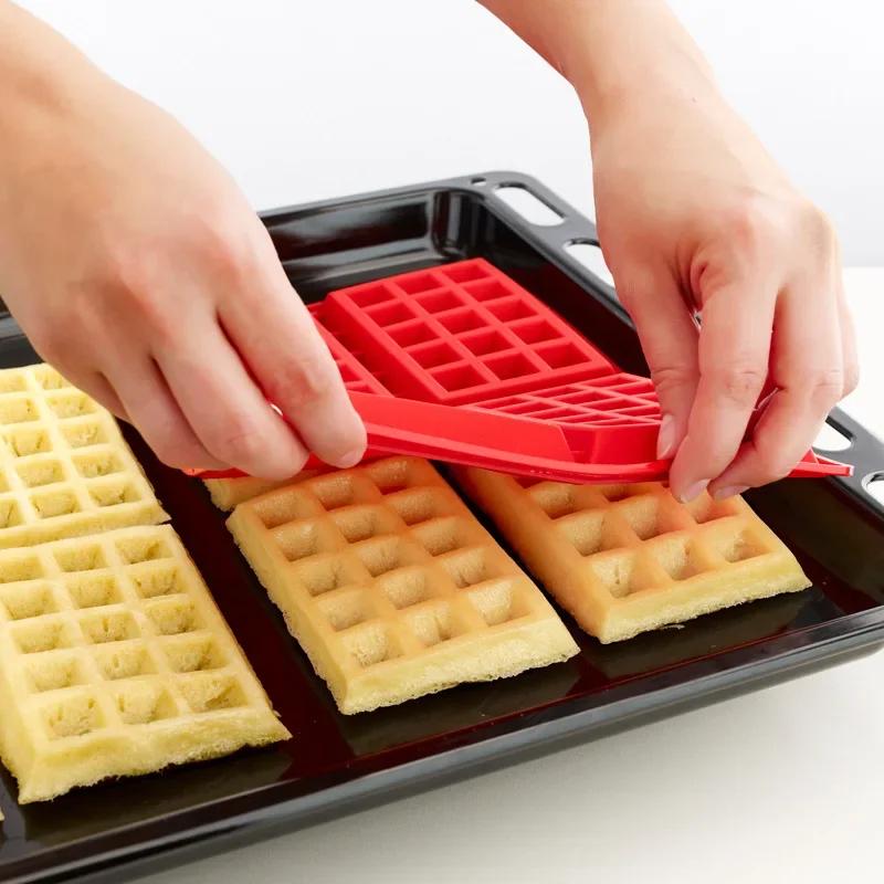 Waffle Makers For Kids Silicone Cake Mould Waffle Mould Silicone Bakeware Set Nonstick Silicone Baking Mold Set K20