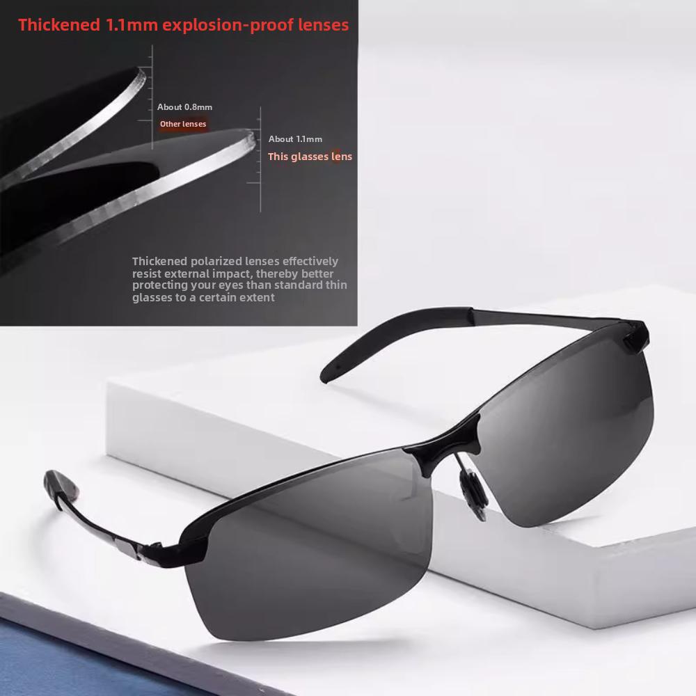 2024 New Polarized Color-changing Sunglasses 3043 Driving Fishing Cycling Sunglasses Men's Driving Glasses Day and Night
