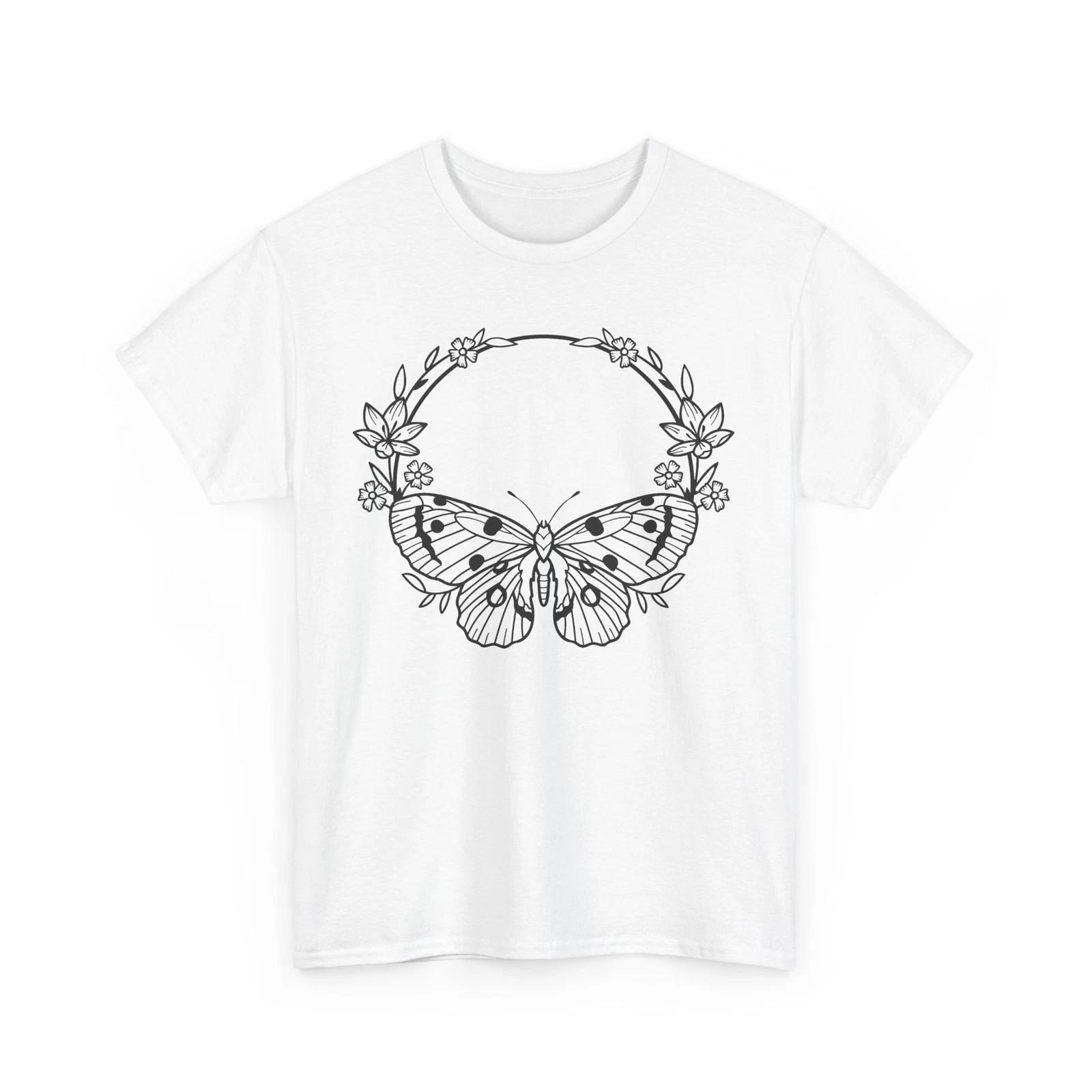 Butterfly T-Shirt for Women and Men | Trendy Stylish Graphic Tee Cool Print M