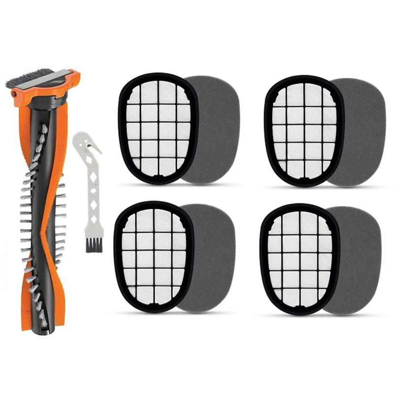 

A78E-Roller Brush And Filter For Speedpro Max FC5005 FC6812 FC6814 FC6822 FC6823 FC6827 Vacuum Accessories Replacement P