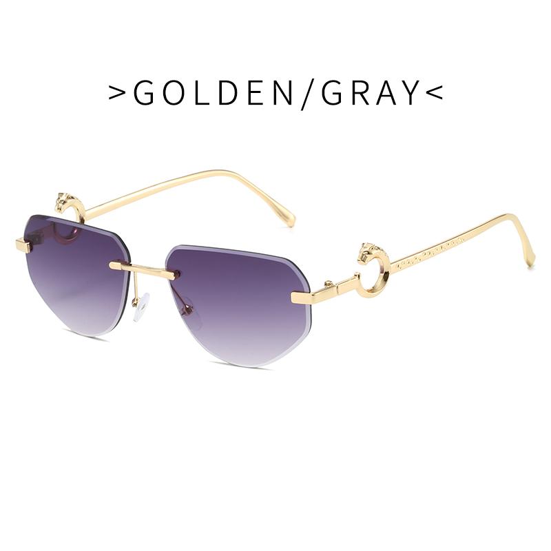 Vintage Rimless Sunglasses  Women Gradient Sunglasses Summer Shades Fashion UV400 Frameless SunGlasses Ladies Eyeglasses