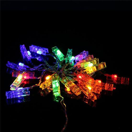 2m 10 LED Postcard Photo Clips Lights Xmas Home Party Decoration Lamp PendantsMöbel & Wohnen, Beleuchtung, Lichterketten!