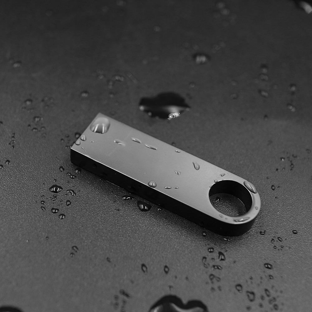Metal USB Flash Drive with Laser Engraved Logo - 32GB/64GB/128GB, Creative Gift Edition