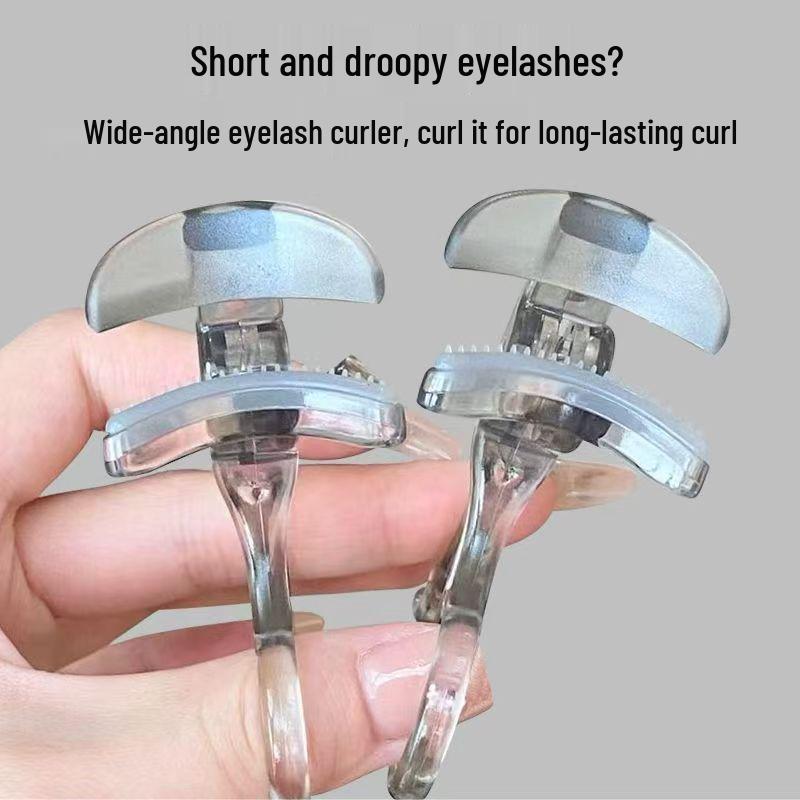 Weitwinkel-Wimpernzange mit Zahnkamm für natürlichen, langanhaltenden Schwung – Ideal für geschwollene Augenlider Make-up