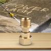 Pressure Washer Hose Adapter M22 14mm Brass with Swivel Joint Connector Designed to Prevent Hose Tangling and Leaks