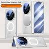 Magsafe Magnetic Transparent Screen Tempered Glass Protect Case For VIVO X Fold 5 Fold5 Spring Hinged Cover