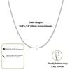 18K Gold-Plated Cross Necklace: Elegant, Simple, Multi-Color Clavicle Chain for Women.