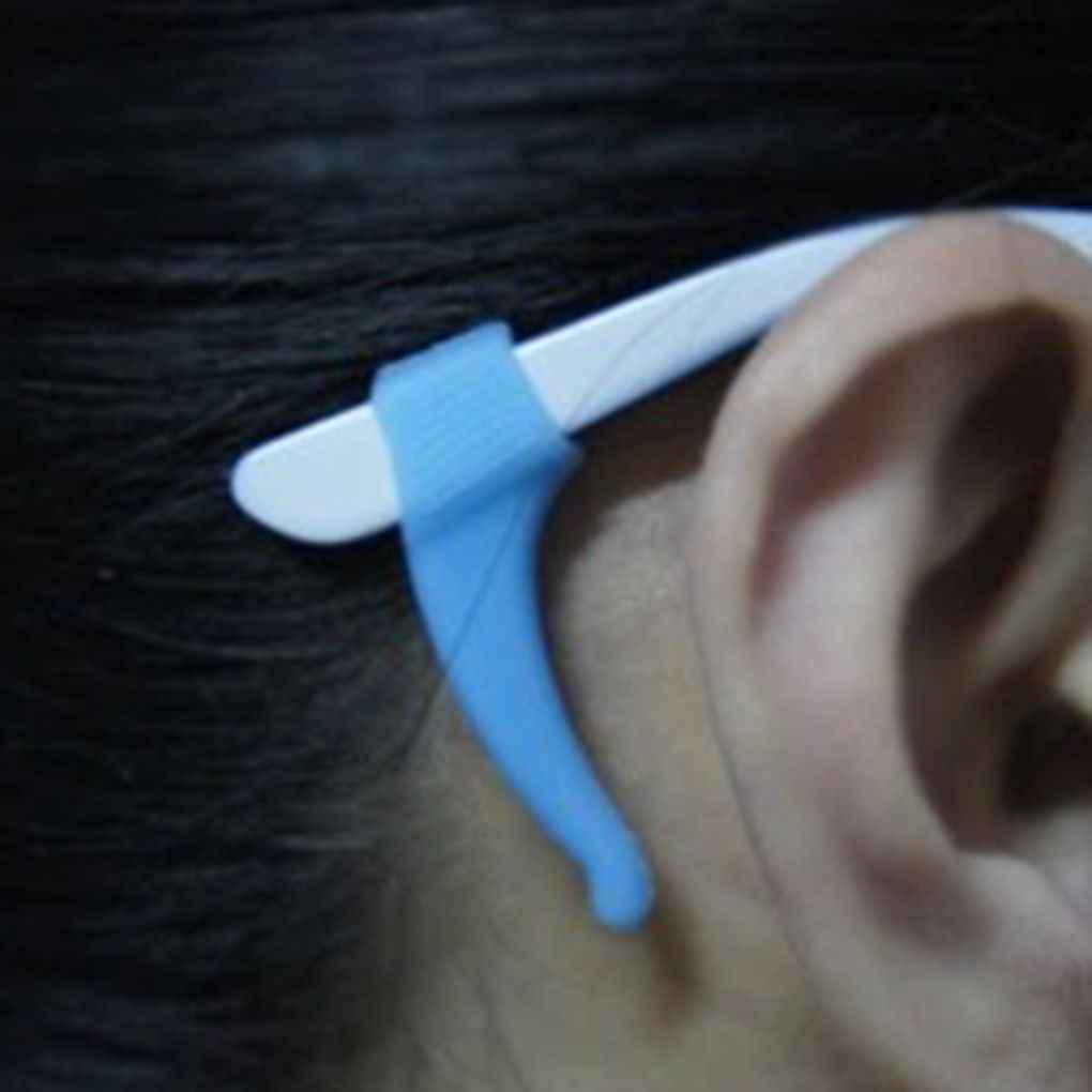 

2 пары противоскользящих наконечников, силиконовые крючки для очков, держатель для очков, спортивные очки 4