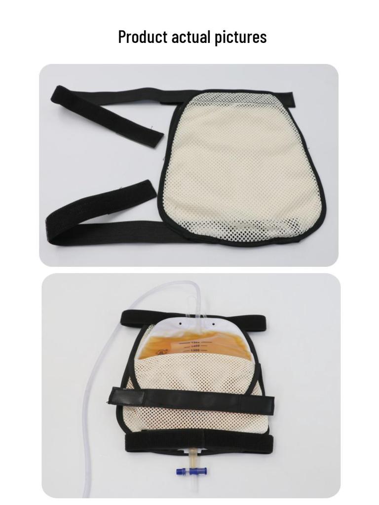 Breathable Large Capacity Waist Pack for Urine Collection and Cystostomy Bag Fixation 