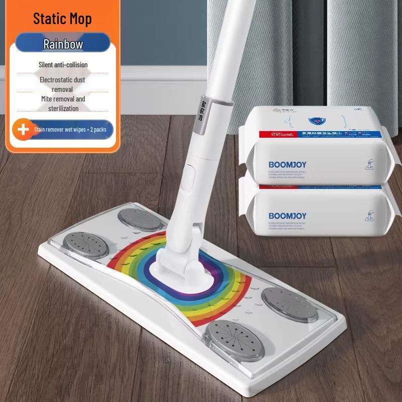Baojia Jie Disposable Mop Cloth – Vacuuming Paper Mop, Sterilizing Wet Wipes, Electrostatic Dust Removal for Easy Home Floor Cleaning.