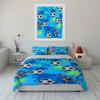 Soccer Balls, Abstract Splashes. Bedding Sets Duvet Cover Sets Duvet Covers Pillowcases(1 * Duvet Cover 2 * Pillowcases, Without Duvet Insert)