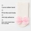 Children Socks with  Not  Slip Bottom & Lace Bowknot Toddler Safety Socks Smooth Stitching Socks for 1 to 5 Years